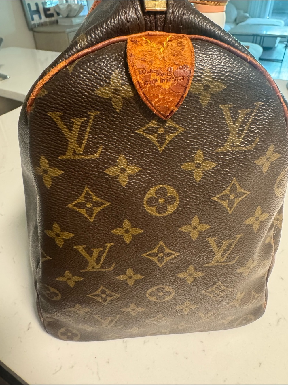 Vintage Louis Vuitton Brown Monogram Keepall 45 - Picture 3 of 8